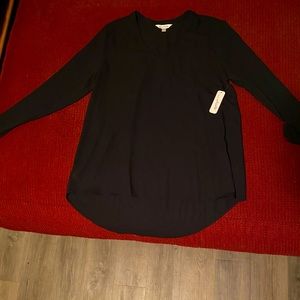 Black Charming Charlie’s long sleeve top, Size L